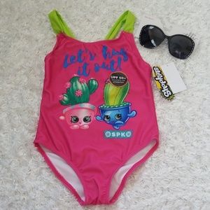 NWT Girl's Shopkins FREE UV diva Sunglasses